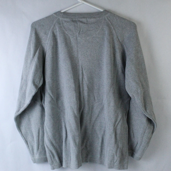 Eddie Bauer Women's Gray Sweatshirt Size SP Long Sleeve with Chest Pocket