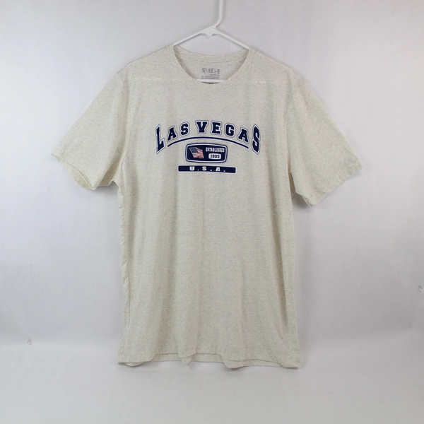 SMDA Las Vegas Men's XL T-Shirt White Short Sleeves Graphic Souvenir