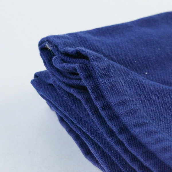 Lot of 4 Dark Blue Cotton Napkins & 3 Vintage Brown Placemat Set