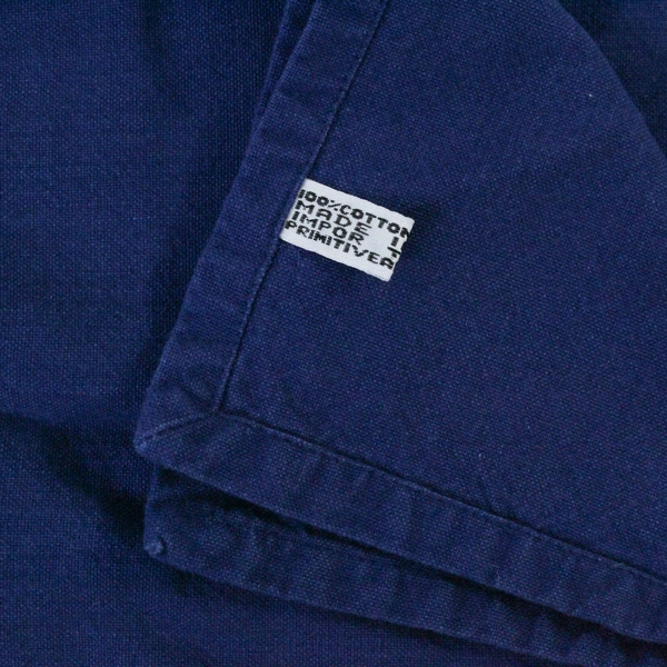 Lot of 4 Dark Blue Cotton Napkins & 3 Vintage Brown Placemat Set