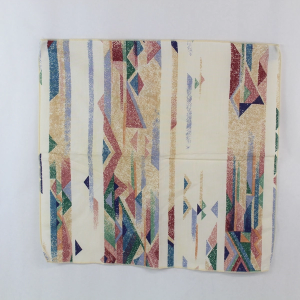 Lot of 2 Southwestern Placemats & 3 Napkins - Cream Blue Burgundy