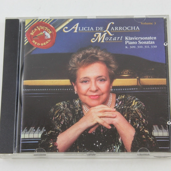 Alicia De Larrocha Mozart Piano Sonatas CD 1992 RCA Victor BMG - Good Condition