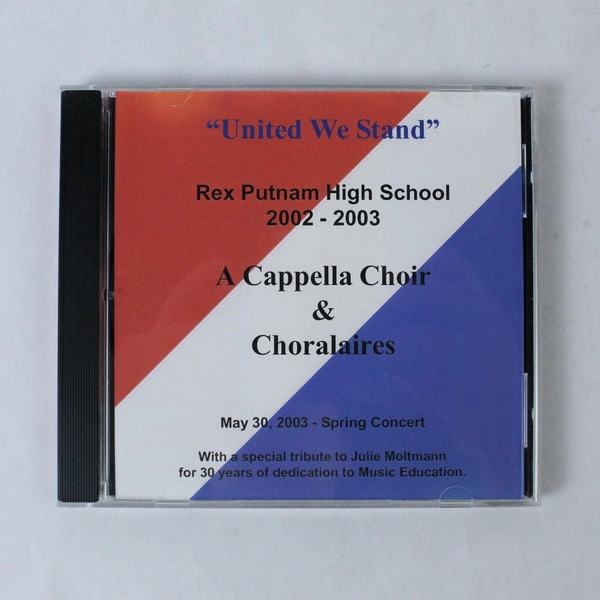 Rex Putnam High School 2003 United We Stand A Cappella Choir CD Good Condition