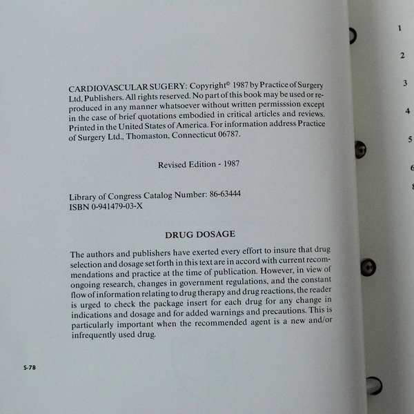 Goldsmith's Practice of Surgery: Gay Cardiovascular Surgery 1987 HC Book