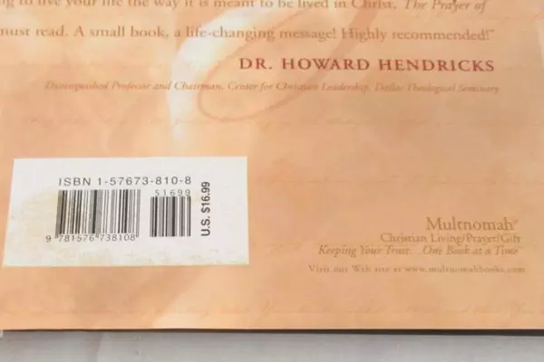 The Prayer of Jabez by Bruce Wilkinson - Good Pre-Owned Condition Book