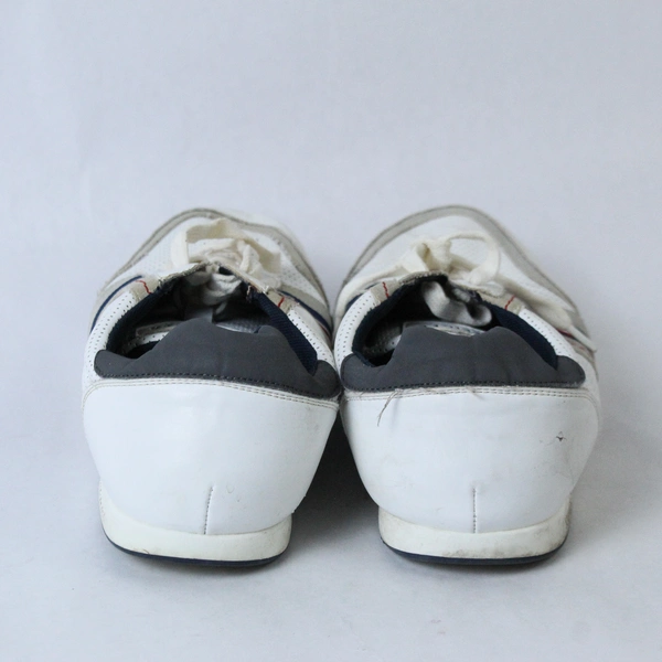 Vintage Tommy Hilfiger Sneakers Men's Size 11 White Blue Red Athletic Shoes