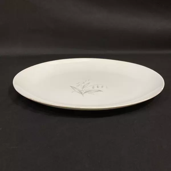 Kaysons China Golden Rhapsody Oval Platter 12.25" Pre-owned with Chip