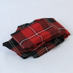 Unbranded Women's Infinity Scarf Wrap Shawl Plaid Pattern Red Black White