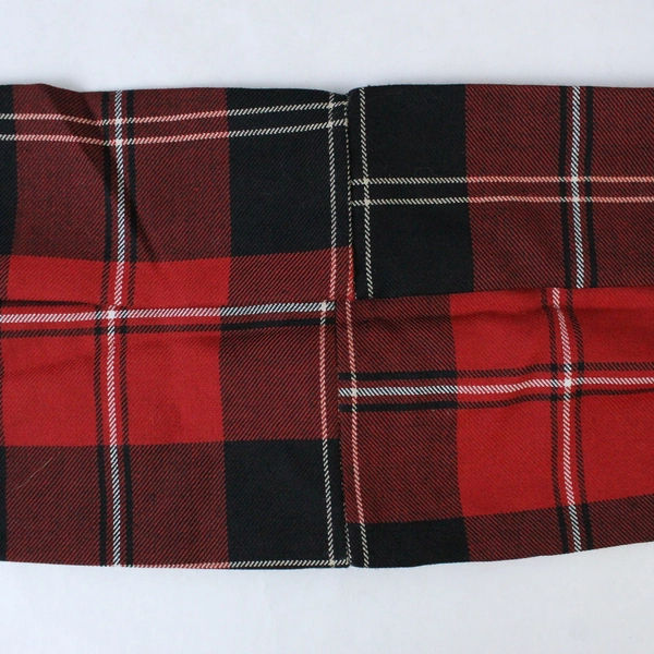 Unbranded Women's Infinity Scarf Wrap Shawl Plaid Pattern Red Black White