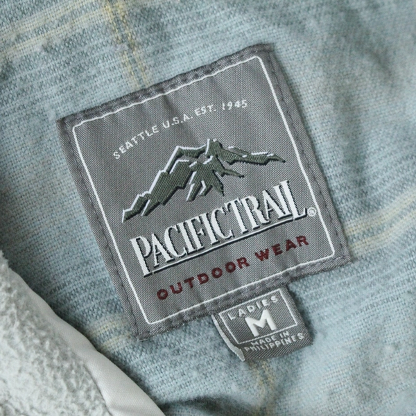 Pacific Trail Women's Medium Cream Jacket Long Sleeve Pre-Owned, Stains