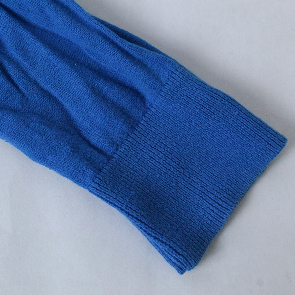 BP Women's Sweater Top Size S Blue Gray 3/4 Sleeve Round Neck Good Condition