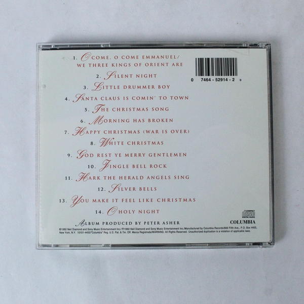 Neil Diamond The Christmas Album CD 1992 - Pre-Owned, Broken Case