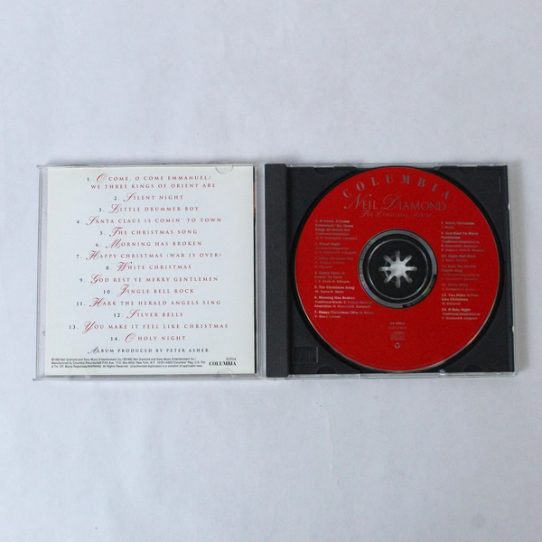 Neil Diamond The Christmas Album CD 1992 - Pre-Owned, Broken Case