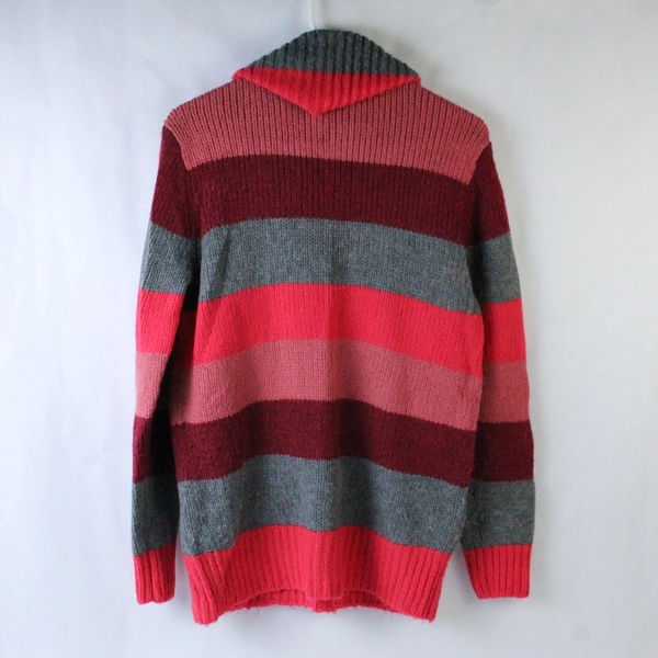 Papaya Women's Turtleneck Sweater Size S Pink & Gray Long Sleeve Cozy Top