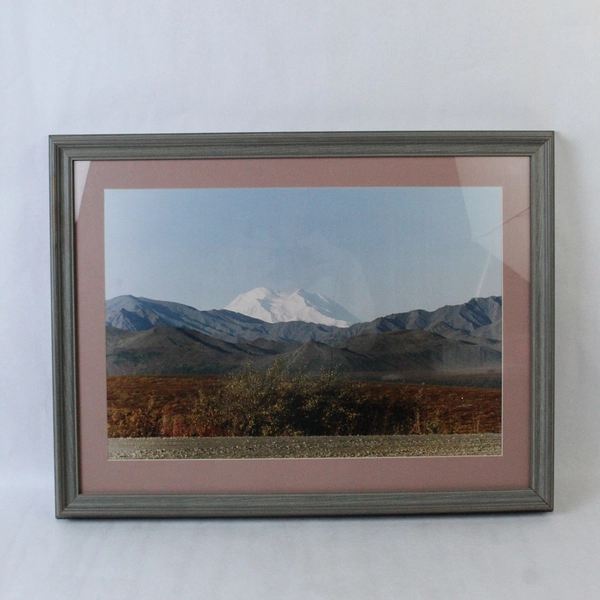 Mt. McKinley Denali Park Alaska September 1997 Photograph Framed Matted Art 