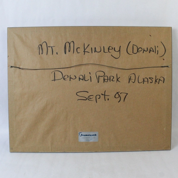 Mt. McKinley Denali Park Alaska September 1997 Photograph Framed Matted Art 
