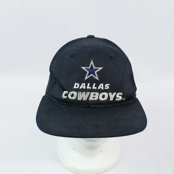 Dallas Cowboys Navy Blue Baseball Hat Adult Size Embroidered Logo Pre-Owned