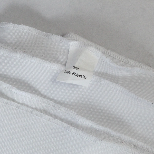 Unbranded White Tablecloth Round 114 Inch Diameter 120R Dining Home Decor