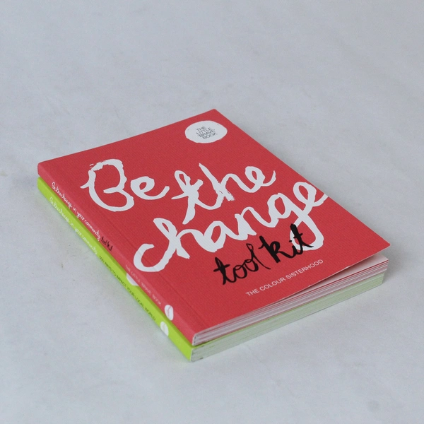 Lot of 2 Be The Change Tool Kit Books by The Colour Sisterhood - Good