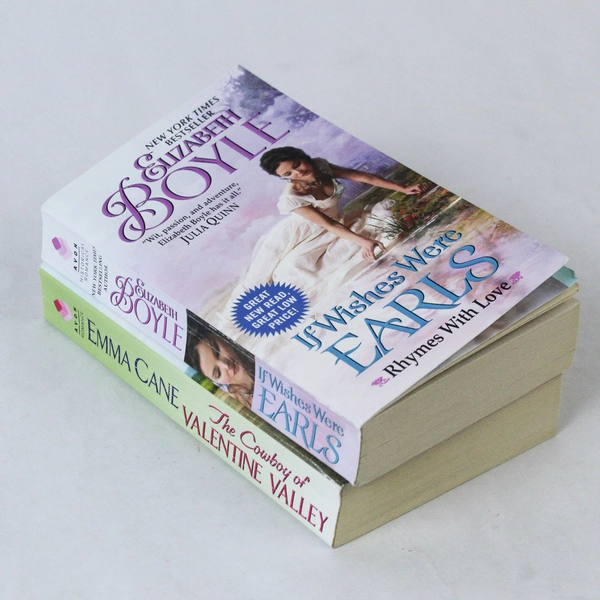 Lot of 2 Avon Romance Books If Wishes Were Earls & Cowboy Valentine Valley