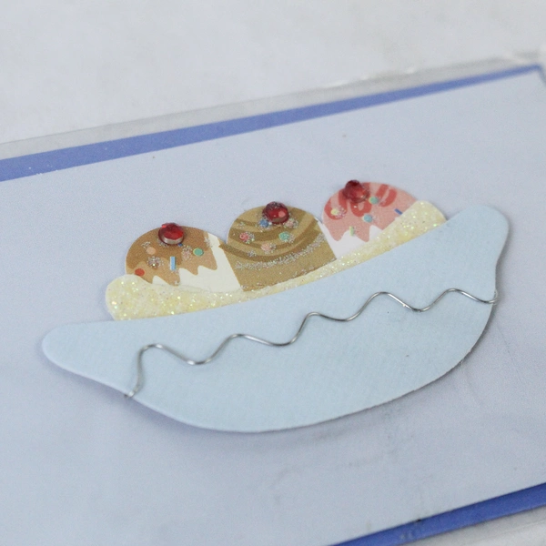 Set of 2 Burgoyne 3D Mini Gift Greeting Cards - New & Sealed