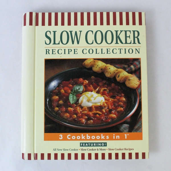 Slow Cooker Recipe Collection 3 Cookbooks in One 2001 Hardcover Good