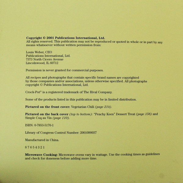 Slow Cooker Recipe Collection 3 Cookbooks in One 2001 Hardcover Good