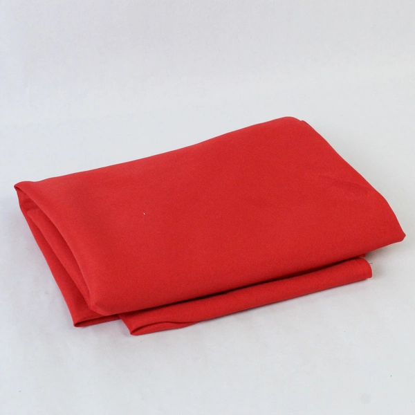 Red Polyester Round Tablecloth 90" Diameter Dining Linen Home Decor
