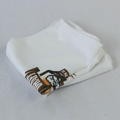 Lot of 2 Deep Draft Brewing Face Covers - White Protection Masks