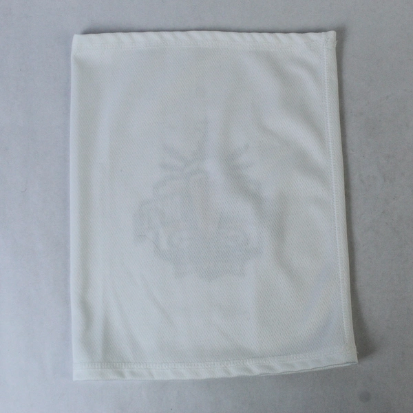 Lot of 2 Deep Draft Brewing Face Covers - White Protection Masks