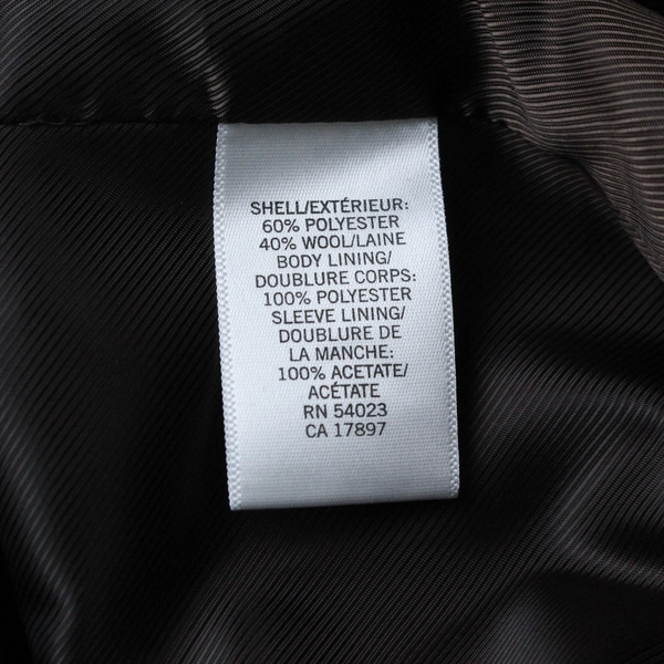 Banana Republic Gray Blazer Men's Size 44R with Shoulder Pads - Good Condition