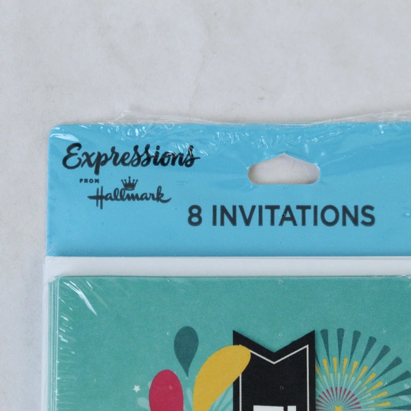 Hallmark Fireworks Party Invitations - New Sealed, 8 Cards Set