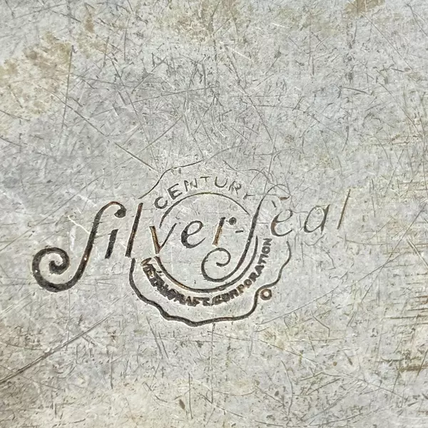 Vintage Silver Seal Aluminum Triangle Shaped Pan No Lid