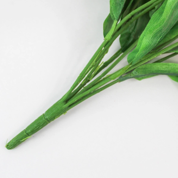 Vibrant Orange Yellow Tulip Artificial Floral Bouquet Home Decor 20"