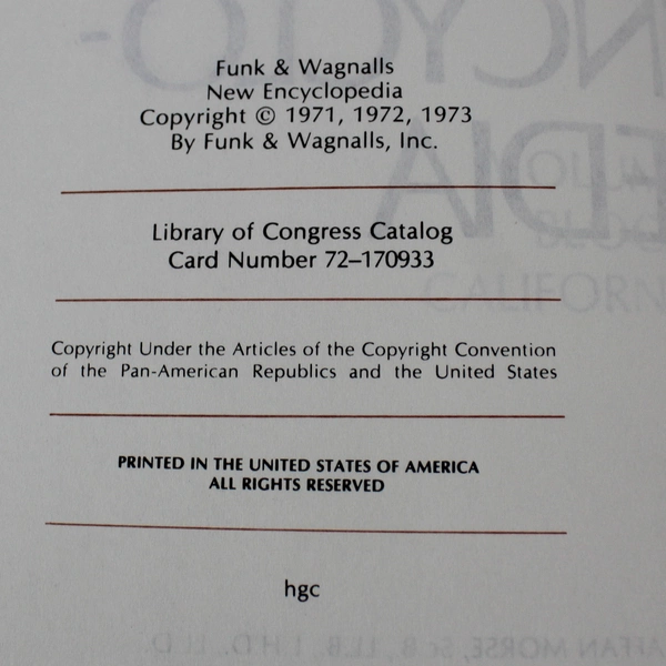 Vintage Funk & Wagnalls New Encyclopedia 1973 HC Volume 4 Bloch Calif