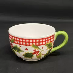 Hallmark Mitford Holly Breakfast Mug By Jan Karan