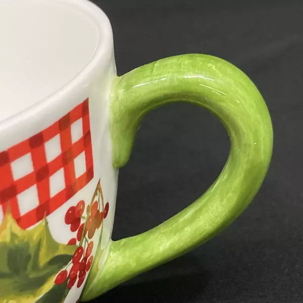 Hallmark Mitford Holly Breakfast Mug By Jan Karan