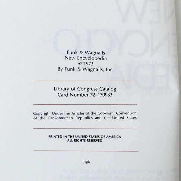 Vintage Funk & Wagnalls New Encyclopedia 1973 HC Vol 12 Greel-Horth Good