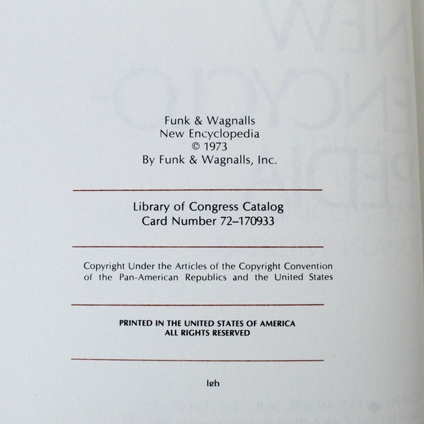 Vintage Funk & Wagnalls New Encyclopedia 1973 HC Vol 14 Replacement Book
