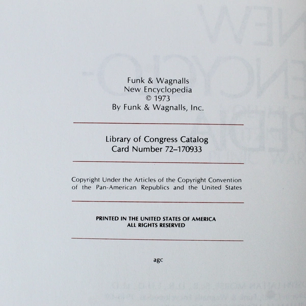 Vintage Funk & Wagnalls New Encyclopedia 1973 HC Vol 19 Pfitz-Punic Replacement