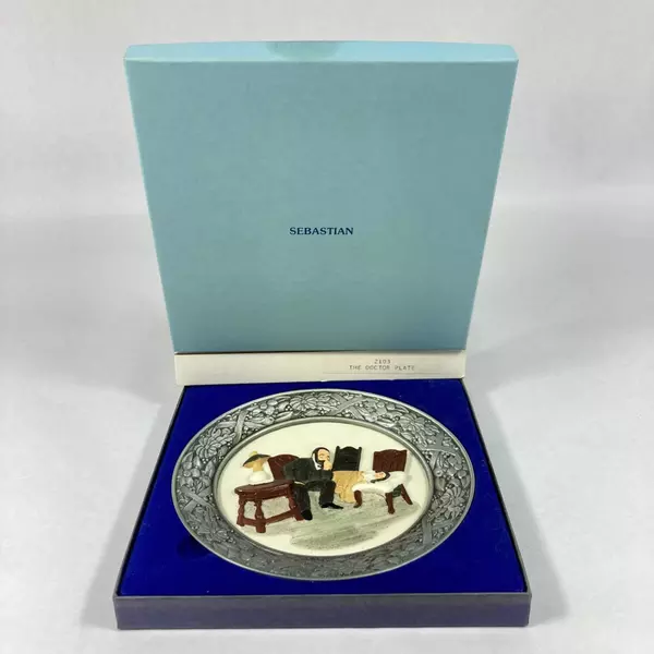1980 Sebastian Miniatures Collector Plate The Doctor 2103
