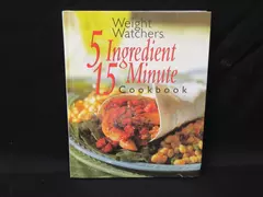 Weight Watchers 5 Ingredient 15 Minute Cookbook Hardcover - Good Condition