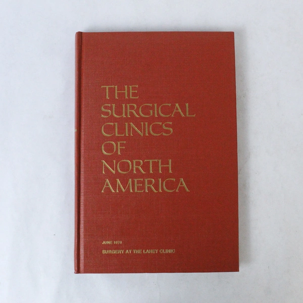 Vintage The Surgical Clinics of North America June 1976 Vol 56 No 3 Book