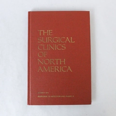Vintage Surgical Clinics of North America Oct 1976 Vol 56 No 5 Book Good