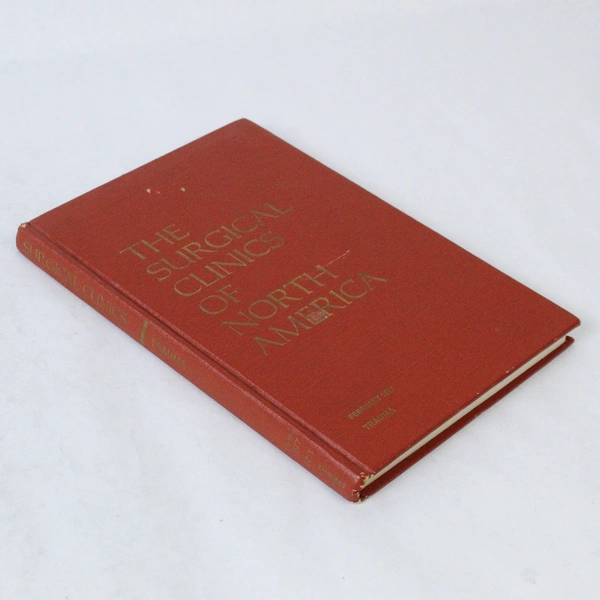 Vintage Surgical Clinics of North America Feb 1977 Vol 57 No 1 Book