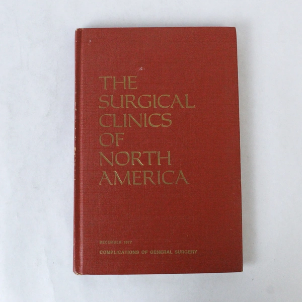 Vintage Surgical Clinics of North America Dec 1977 Vol 57 No 6 Book