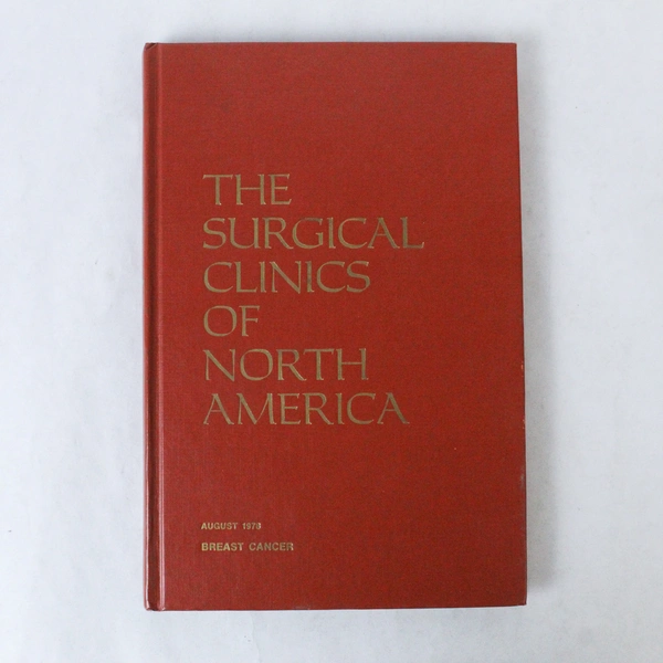 Vintage Surgical Clinics of North America Aug 1978 Vol 58 No 4 Book