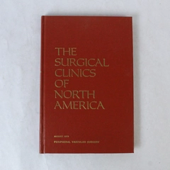 Vintage Surgical Clinics of North America Aug 1979 Vol 59 No 4 Book
