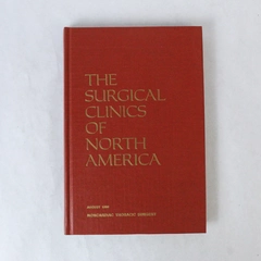 Vintage Surgical Clinics of North America Vol 60 Aug 1980 Good Condition