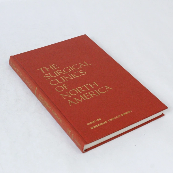 Vintage Surgical Clinics of North America Vol 60 Aug 1980 Good Condition